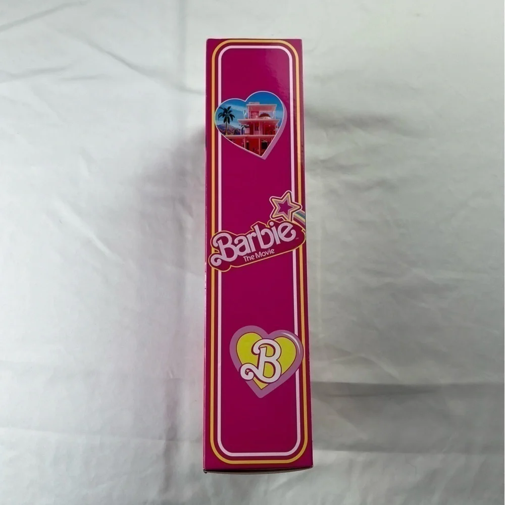 Barbie-The Movie Doll-Margot Robbie as Barbie-Pink Gingham Dress - HPJ96 NWT